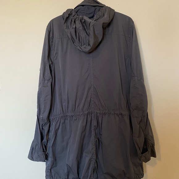 JAMES PERSE brown anorak utility rain jacket sz 3 - Picture 5 of 15